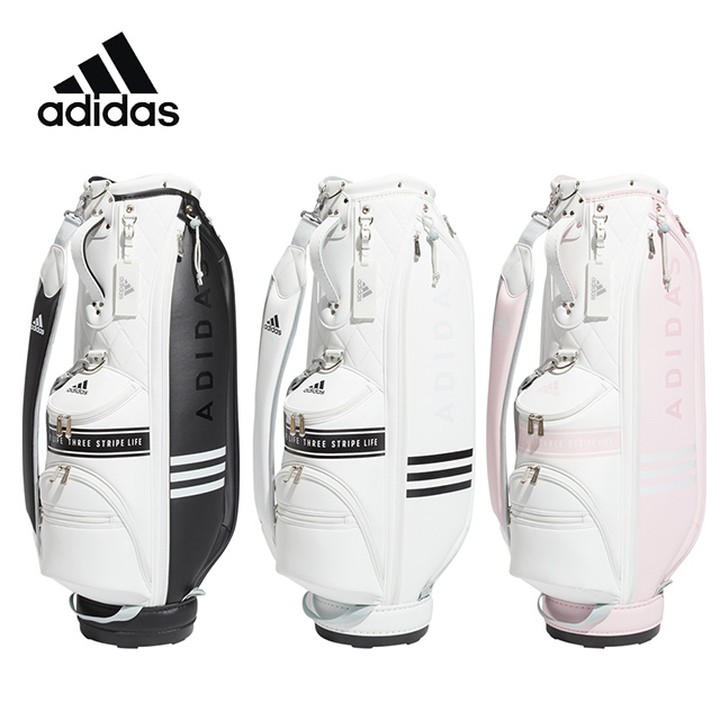 adidas golf スリーストライプス キャディバッグ HG8241 여성용 3선