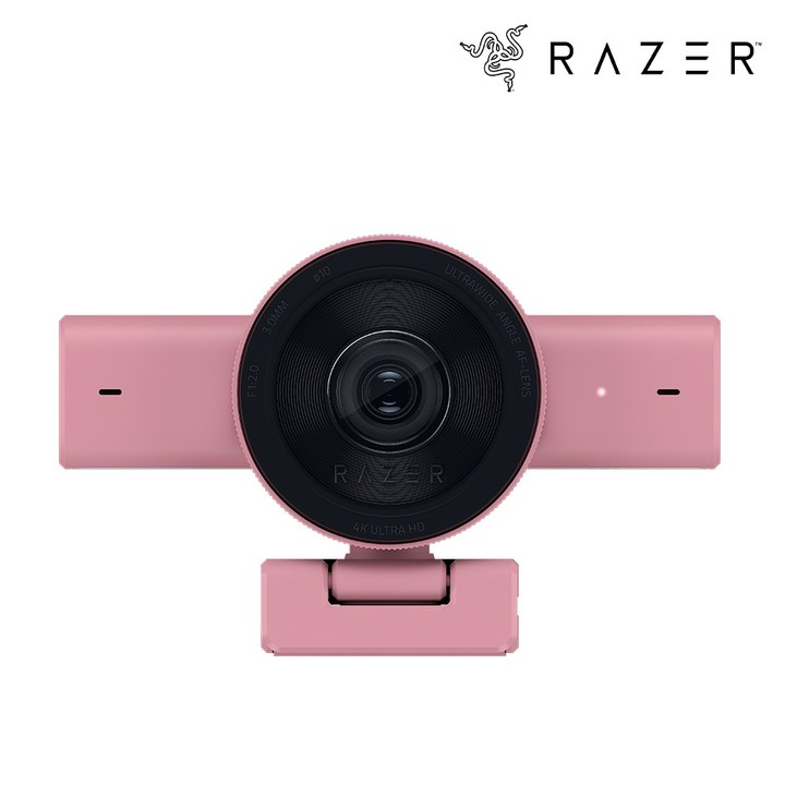 RAZER 키요 V2 쿼츠 웹캠 4K 30FPS AI기반 오토 프레이밍 프라이버시